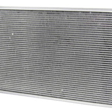 CoolingSky 3 Row All Aluminum Radiator for GM Chevrolet/Buick/GMC Pickup; El Camino, Chevelle Impala 1968-87