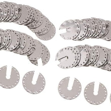 D DOLITY 100PSC/SET Solar Panel PV Grounding Clip/Washer/Spacer 45x45mm