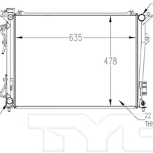 TYC 2832 Replacement Radiator