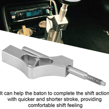 Car Gear Shift Knob Extender Shifter Extension Stainless Steel Adjustable Height Lever Extension for Manual Shift Knob (Black)