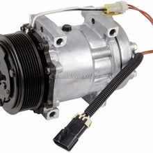 AC Compressor & 119mm 8 Groove A/C Clutch For Ford Motorhome RV 1998-2005 Replaces Sanden SD7H15 4303 4486 - BuyAutoParts 60-02131NA NEW