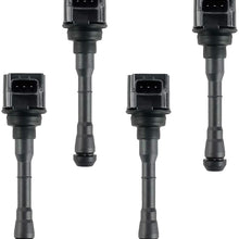 A-Premium Ignition Coil Pack Compatible with Nissan Juke 2011-2017 Sentra Rogue 2019 Rogue Sport 2017-2019 L4 1.6L 2.0L 4-PC (Pack of 4)