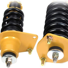 Coilover Struts Spring Shocks Adjustable Coilovers Suspension Coil Spring Shocks and Struts Full Set Kits ECCPP Replacement fit for 2004-2011 Mazda RX-8
