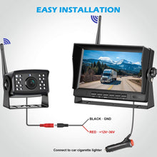HD Digital Wireless Backup Camera Kit, Niloghap IP69 Waterproof Rear View Camera and 9″ Split/Quad Screen DVR Monitor, High-Speed Observation System for Trailers, Trucks, Motorhomes, 5th Wheel, Bus