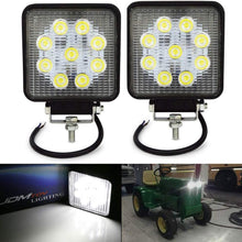iJDMTOY 27W High Power LED Work Light, Driving Auxiliary Lamp Compatible With ATV Jeep SUV Excavators Forklift Truck Tractor Farming Vehicles & More