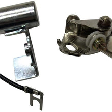 ENGINERUN Points and Condenser – Ignition Kit Compatible with Honda G150 G200 G300 GV150 GV200 HR21-5 Replaces OEM 30251-883-003 30280-883-005
