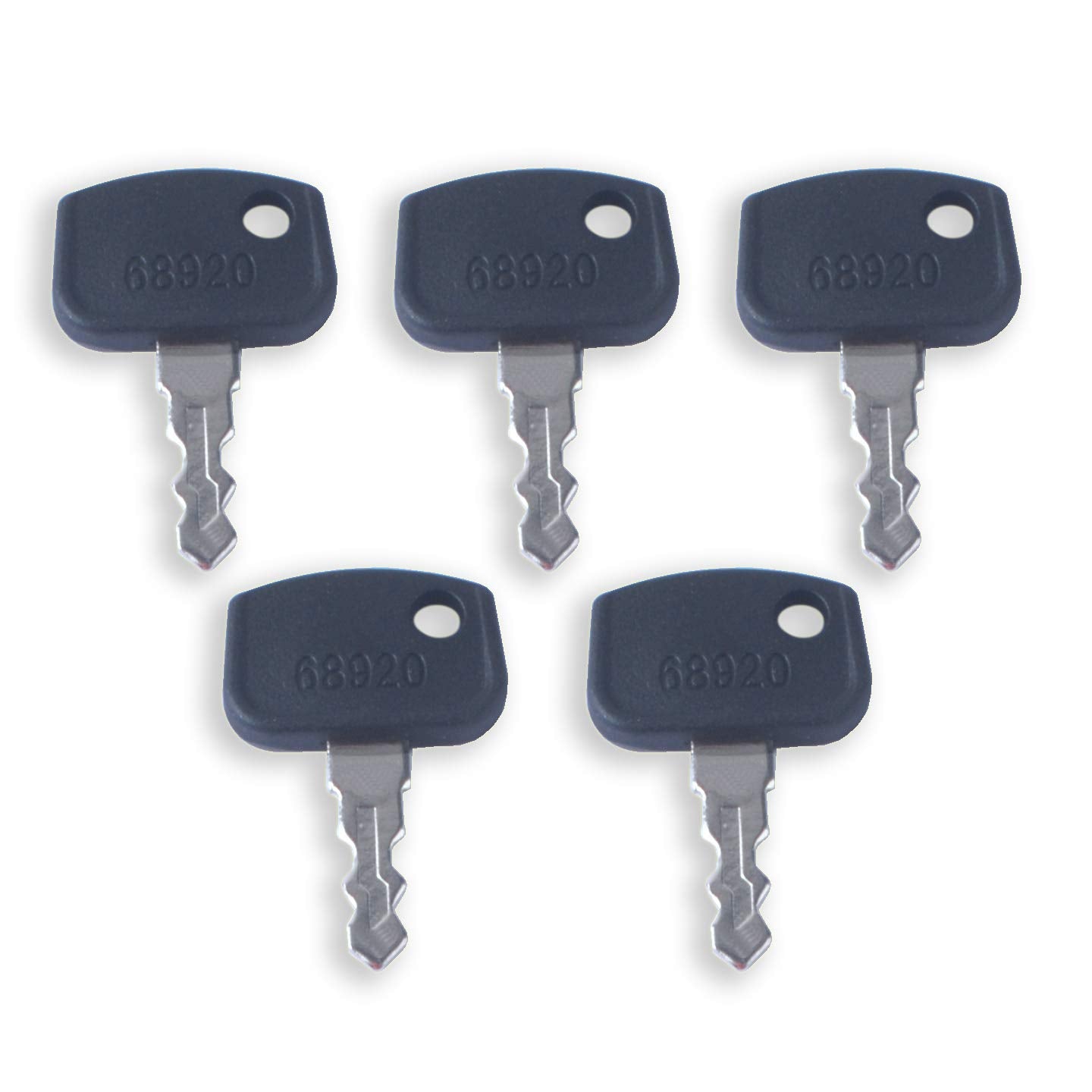 Poweka 68920 Ignition Key for Kubota Buggy RTV 500 900 B26 BX1860 BX2360 ZD321 ZD323 Cart Truck Tractor Mower