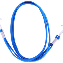 Queenbox 80CM Bicycle Cargo Racks Tied Rubber Straps Rope with Hooks for Securing Tarps, Canvases, Red