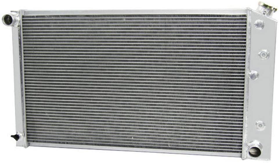 OzCoolingParts 60-90 Chevy & Buick & Oldsmobile & Pontiac & Cadillac Radiator, 4 Row Core Aluminum Radiator for 1968-1973 Chevy Chevelle El Camino Truck Buick Cadillac Oldsmobile Pontiac and More