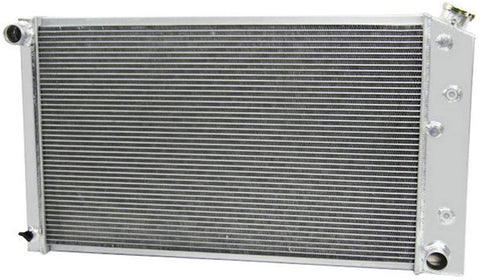 OzCoolingParts 60-90 Chevy & Buick & Oldsmobile & Pontiac & Cadillac Radiator, 4 Row Core Aluminum Radiator for 1968-1973 Chevy Chevelle El Camino Truck Buick Cadillac Oldsmobile Pontiac and More