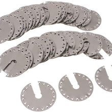 Homyl 100PSC/SET Solar Panel PV Grounding Clip/Washer 45x45mm Stainless Steel