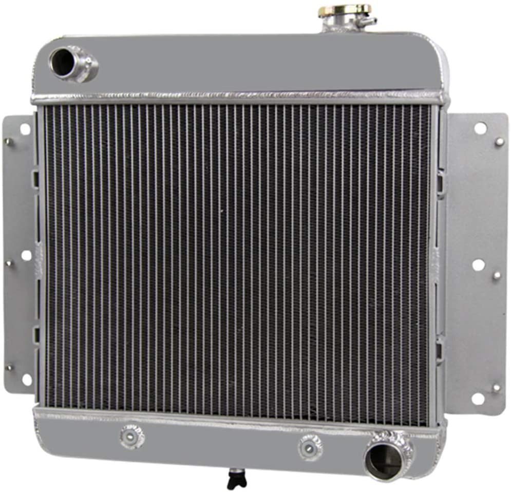 CoolingSky 3 Row All Aluminum Radiator for Chevy II Nova V8 L6 Conver. 1962-1967