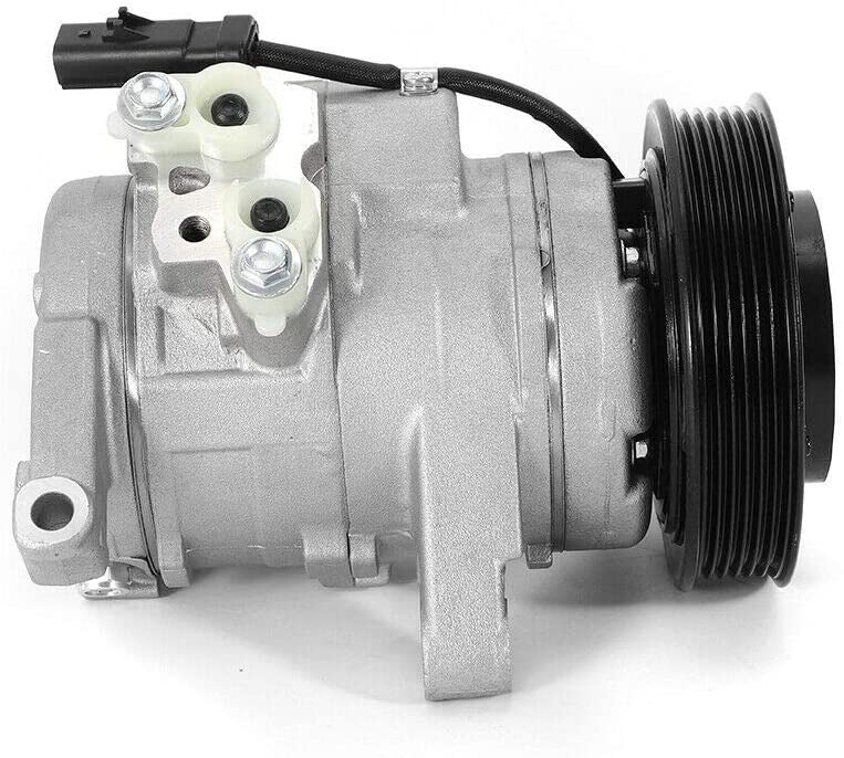 LFJD A/C Air Conditioner Compressor Kit,A/C Compressor & Clutch For D-od-ge Da-k-ota Ram 1500 V6 3.7L & V8 4.7L 2004-2007 2011327AM