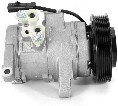 LFJD A/C Air Conditioner Compressor Kit,A/C Compressor & Clutch For D-od-ge Da-k-ota Ram 1500 V6 3.7L & V8 4.7L 2004-2007 2011327AM