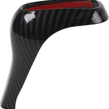 RT-TCZ Interior Trim Cover Gear Shift Knob Cover Trim Bezel Trim Cover ABS for Toyota 4Runner TRD Pro Off-Road 2010-2020 Inner Accessories Carbon Fiber
