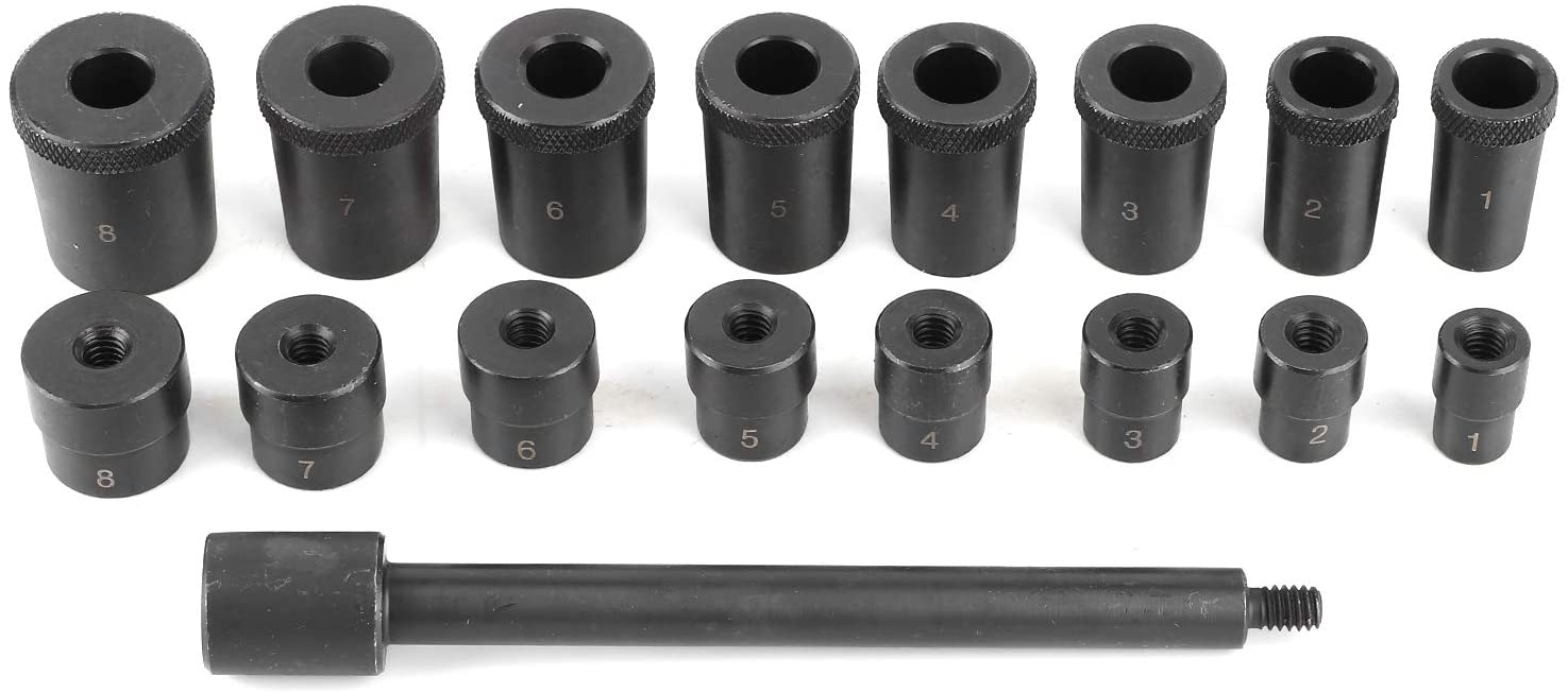 Clutch Aligning Tool, 17Pcs/Set Automatic Steel Clutch Aligning Kit Alignment Special Tool Hole Corrector Installation Supplies Auto Repair Tools