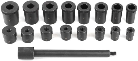 Clutch Aligning Tool, 17Pcs/Set Automatic Steel Clutch Aligning Kit Alignment Special Tool Hole Corrector Installation Supplies Auto Repair Tools