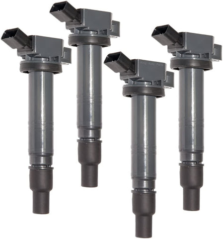 MAS Set of 4 Ignition Coils Compatible with Lexus IS F Scion xB Toyota 4Runner XRS Matrix Tacoma Tundra 2.4L 2.7L 4.0L 5.0L 90919-02248 90919-A2001 UF495 5C1419 C1426