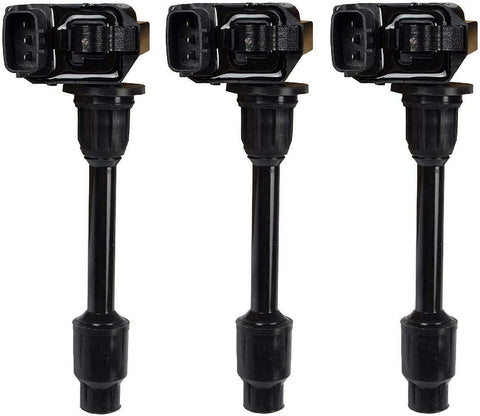 A-Premium Ignition Coils Pack Compatible with Infiniti I30 1996-1999 Nissan Maxima 1995-1999 3.0L Front Bank only 3-PC Set