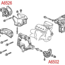 Engine Motor Mount Compatible with Fits 1996-2000 Honda Civic 1.6L 5pcs A6520 A6502 A6556 A6506 50841-SR3-983 50842-SR3-030 50824-S04-013 50810-SR3-981