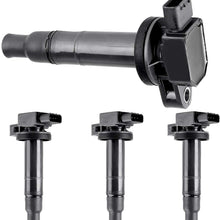 cciyu Pack of 4 Ignition Coils for Toyo-ta Echo xB/Scion xA/Prius/Prius C/Yaris 2000-2014 Fits for UF316 5C1293