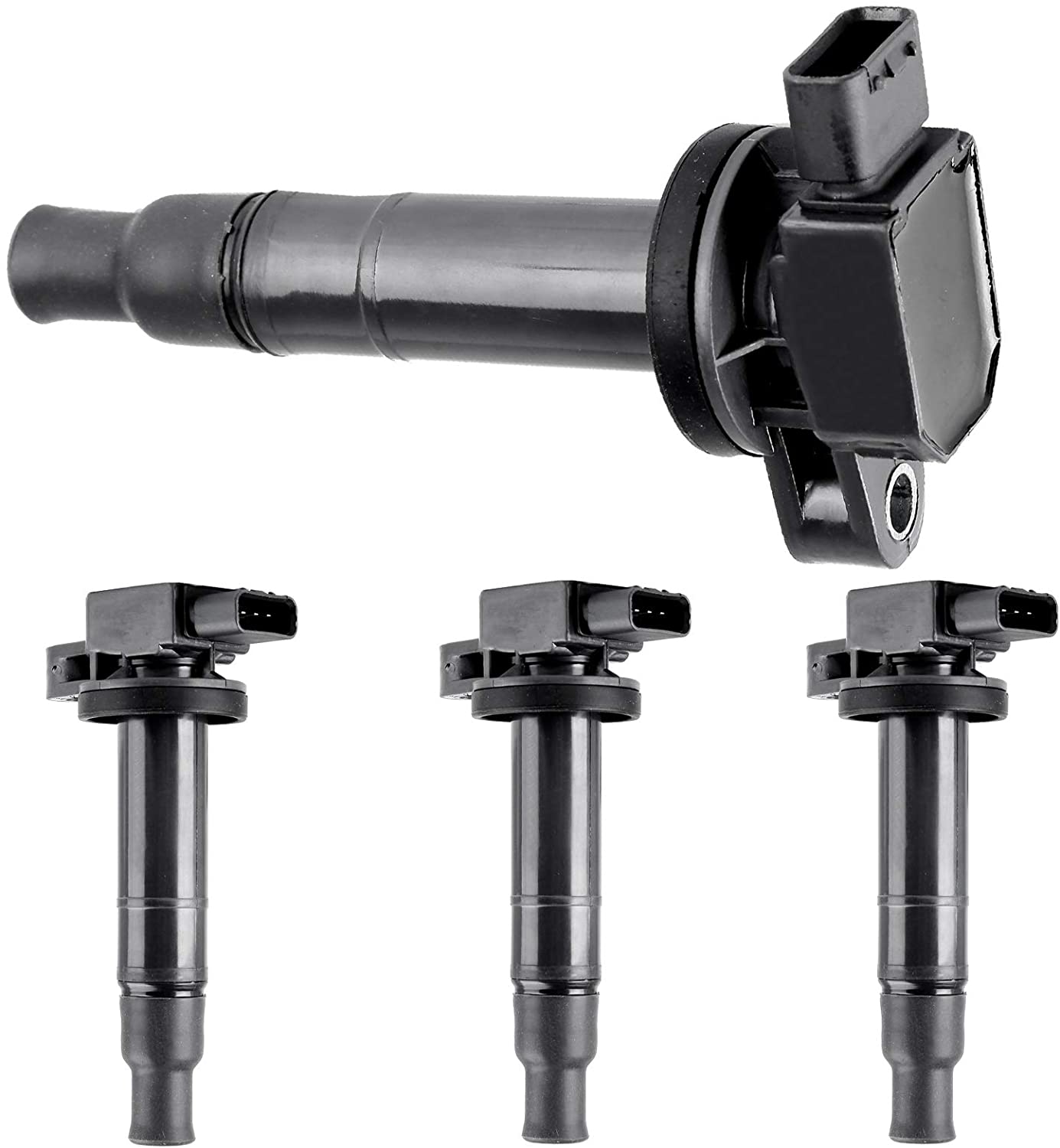 cciyu Pack of 4 Ignition Coils for Toyo-ta Echo xB/Scion xA/Prius/Prius C/Yaris 2000-2014 Fits for UF316 5C1293