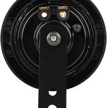 Dibiao Universal 12V Motorcycle Car Black 110dB 430HZ Loud Electric Snail Horn Loudspeaker