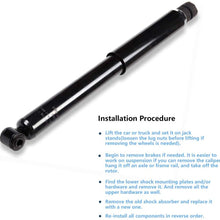 Shocks and Struts,ECCPP Rear Shock Absorbers Strut Kits Compatible with 1984 1985 1986 1987 1988 1989 1990 1991 1992 1993 Ford Mustang,1986 Mercury Capri 343161 5845
