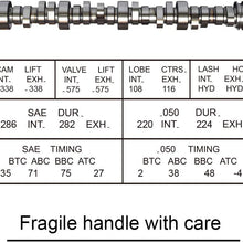 Ohoho Engine Camshaft Compatible With Chevy LS LS1 .575" Lift 286° Duration 2000-2007