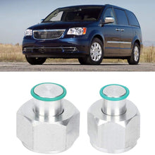 Rear AC Block Off Kit,Akozon 2Pcs Fit for Dodge Caravan 2004-2011 Car Modification Accessories