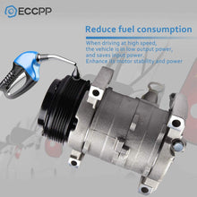 ECCPP A/C Compressor fit for 2008-2009 Chevry Express 1500 4.3L 5.3L CO 28000C