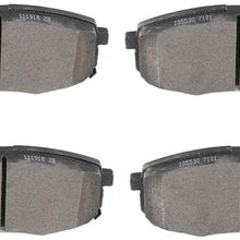 AUTOMUTO Front Ceramic Brakes Pads Set fit for 2009-2012 Hyundai Elantra,2010-2013 Kia Forte,2010-2013 Kia Forte Koup,2012 Kia Forte5,2014-2016 Kia Soul