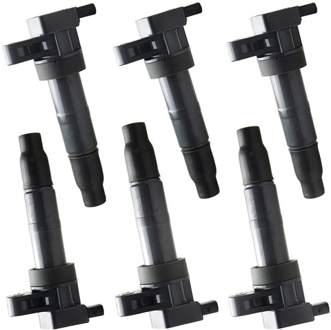 A-Premium Ignition Coil Pack Replacement for Hyundai Santa Fe Azera Sonata Genesis Kia Sorento Sedona Amanti V6 3.3L 3.5L 3.8L