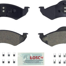 Bosch BE746H Blue Disc Brake Pad Set with Hardware for Select Dodge Dakota and Durango - FRONT