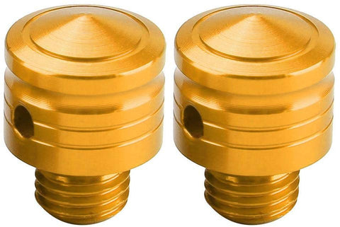 Akozon Decorative Screw Cap Covers 10mm Motorcycle Modified Rearview Mirror Seat For Yamaha (Yellow)