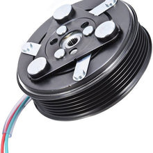 Younar A/C Compressor Clutch Kit with Bearing Coil and Hub Assembly Replacement for 2001 2002 2003 2004 2005 Honda CIVIC 1.7L