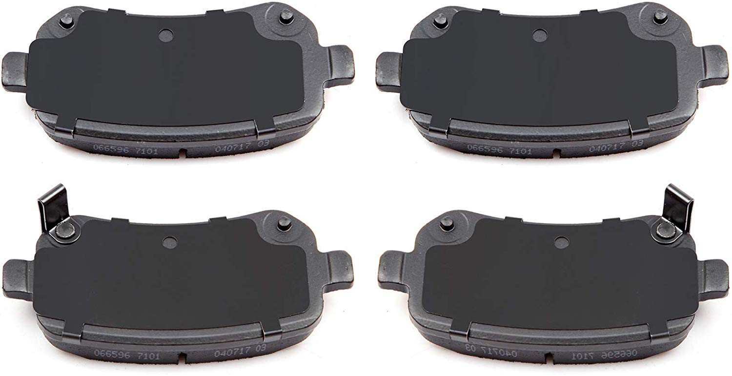 SCITOO Compatible Ceramic Discs Brake Pads,4pcs Rear Brake Pads Brakes Kits Replacement fit for 08-12 Chrysler Town Country,08-11 Dodge Grand Caravan,09-12 Dodge Journey,2012 Ram C/V,