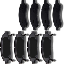 AUTOMUTO Front Rear Ceramic Brakes Pads Set fit 2012-2014 Buick Enclave,2006-2009 Chevrolet Trailblazer,2006-2009 GMC Envoy,2006-2009 Saab 9-7x