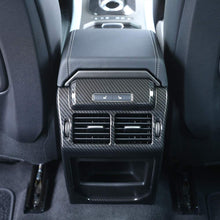 YIWANG Carbon Fiber Style Rear Row Air Conditioning Vent Outlet Frame Cover Trim For Land Rover Range Rover Evoque 2012-2019 Auto Accessories