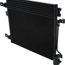 Kool Vue AC Condenser For 2007-2011 Jeep Wrangler (JK) AT Models w/Oil Cooler