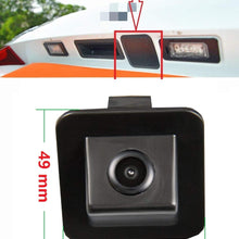 Misayaee Rear View Back Up Reverse Parking Camera in Original Reverse Hole On Trunk Handle Bar Night Version (NTSC) for Hyundai Elantra Avante 2012-2015 /Kia cerato 2013-2017 /Hyundai i30 2014