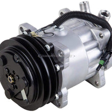 AC Compressor & A/C Clutch For Mack International & Freightliner Replaces Sanden SD7H15HD 12v 4664 4639 8104 4647 4654 - BuyAutoParts 60-02160NA NEW