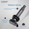 ECCPP Ignition Coils Pack of 4 Ignition Coils Replacement for Toyo-ta Corolla 1.8L L4 for Chev-rolet Prizm 1.8L L4 for Ponti-ac Vibe 1.8L L4 Vin L1999-2008 UF247 UF315 C1249