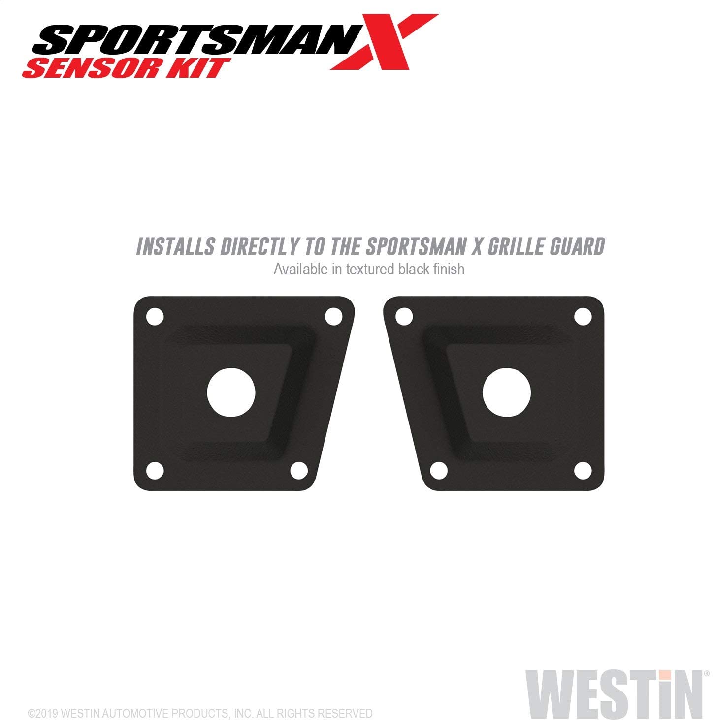 Westin 40-21005 Textured Black Sportsman X Sensor Kit Silverado 1500 2020 (Excl. 2019 Silverado LD); 1500 2020 (Excl. 2019 Ram 1500 Classic)