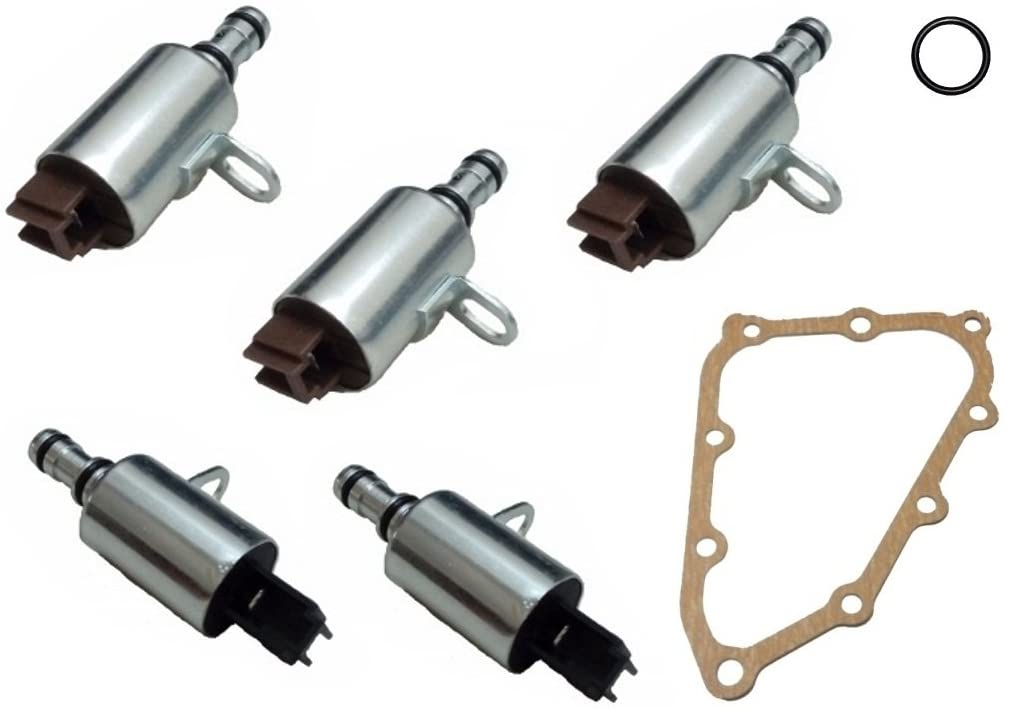 SINS - TSX Transmission Shift Solenoid Kit(5pcs/set) with Gasket and O-Ring 28400-RCT-003 28500-RCT-003 (1)