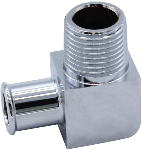 GoolRC 90° SB BB Deg Heater Hose Chrome Billet Aluminum Fitting 5/8
