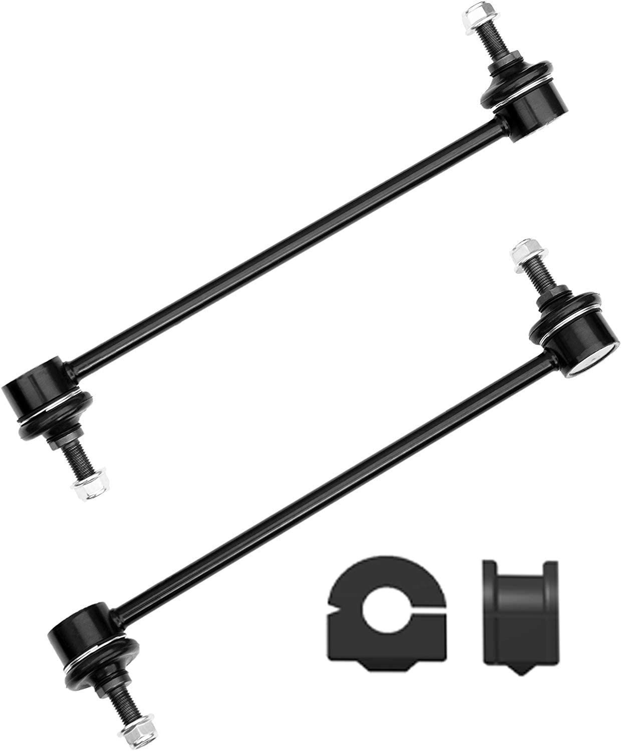 4PC Front Sway Bar Links + Front Bushings 2010-17 FITS Chevrolet Equinox GMC Terrain