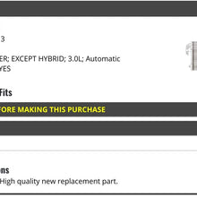 A/C Condenser with Transmission Oil Cooler - Compatible with 2008 Ford Escape (Automatic Transmission) (Except Hybrid)