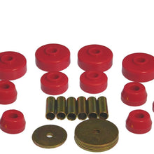Prothane 18-101 Red Body Mount Kit