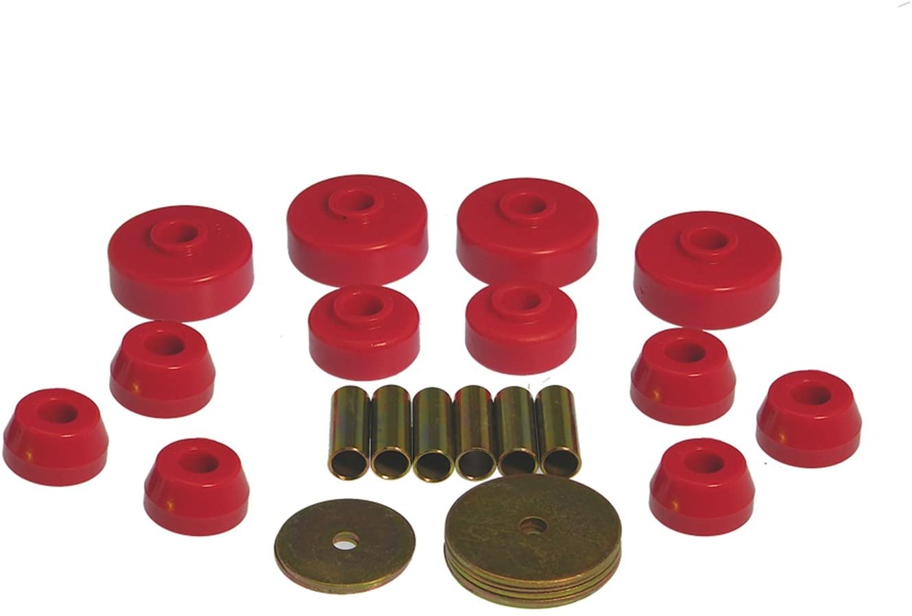 Prothane 18-101 Red Body Mount Kit